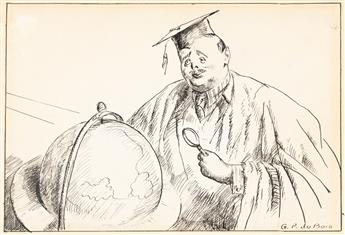 GUY PÈNE DU BOIS (1884-1958) Two drawings.